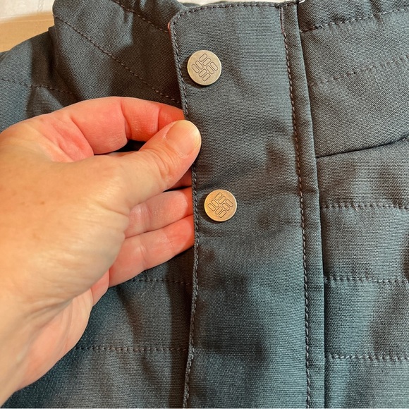 Columbia Men's Small Rust and Blue Puffer Vest Preppy Transitional Outdoor - Picture 9 of 16